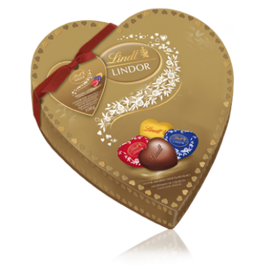 شکلات لیندور قلب طلایی